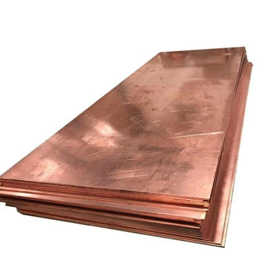 Venda Quente Vermelho Puro 4x8 99,9% Chapa de cobre C10700,C10100 Chapas de cobre sólido para construção