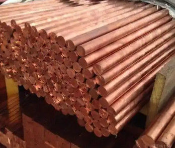 Superfície polida 99,9% cobre vermelho Diâmetro 10-50 mm C11000 barras de cobre sólido para construção