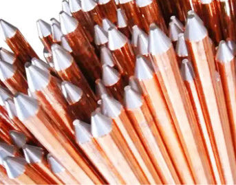 C10100 c11000 c12000 c12200 8-16 mm Rodas de cobre de terra de alta condutividade Barras de cobre de terra elétricas