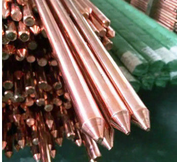 C10100 c11000 c12000 c12200 8-16 mm Rodas de cobre de terra de alta condutividade Barras de cobre de terra elétricas