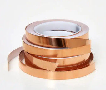 Empilhadeira de panquecas 0.1mm 0.2mm 0.3mm espessura cobre vermelho 99.9% fita de cobre puro para electricidade
