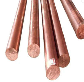 Fábrica por atacado 6mm 8mm 10mm Diâmetro Tubo de cobre sólido Superfície polida Tubo de cobre reto