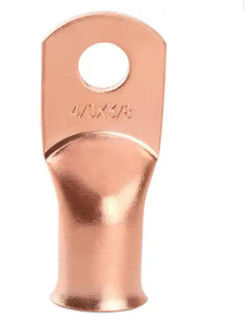 Conector de cobre elétrico pesado Anéis de arame ligado terminais terminais de bateria terminações de cabo 0 GA