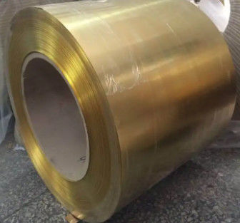 Venda a quente fita de folha de cobre de latão C26800 fita de bobina de latão 0.2mm 0.3mm 0.5mm espessura fábrica direta
